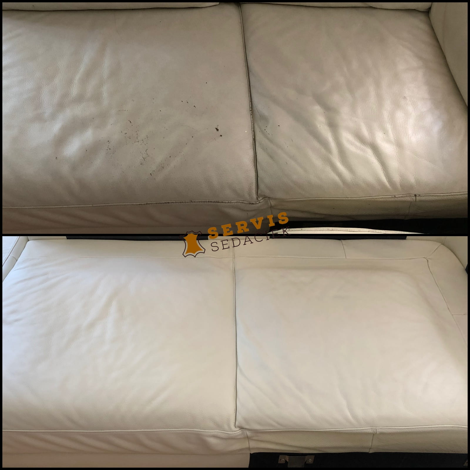 Renovácia sedacej plochy kožená sedačka